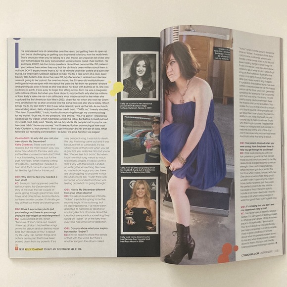 Kelly Clarkson Seventeen and CosmoGirl Magazines 2006/2007 - Picture 7 of 14